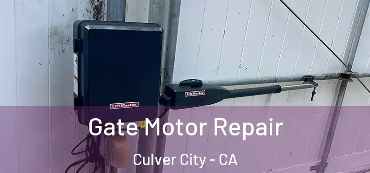 Gate Motor Repair Culver City - CA