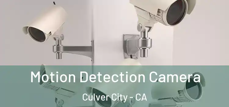  Motion Detection Camera Culver City - CA